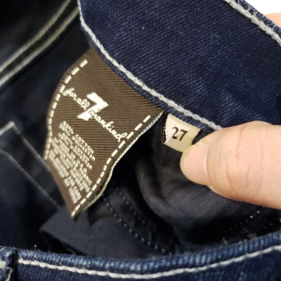 7 For All Mankind Straight Leg 27 Valiant Joan - Picture 5 of 8